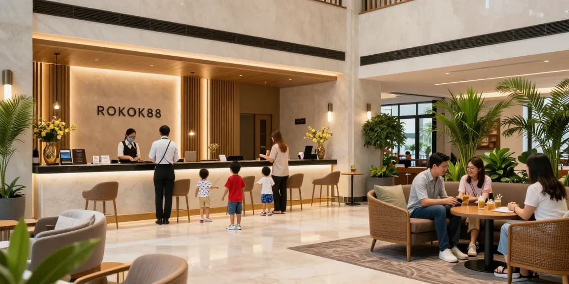 rokok88 login guest checking in at ROKOK88 hotel in Jakarta with family-friendly atmosphere