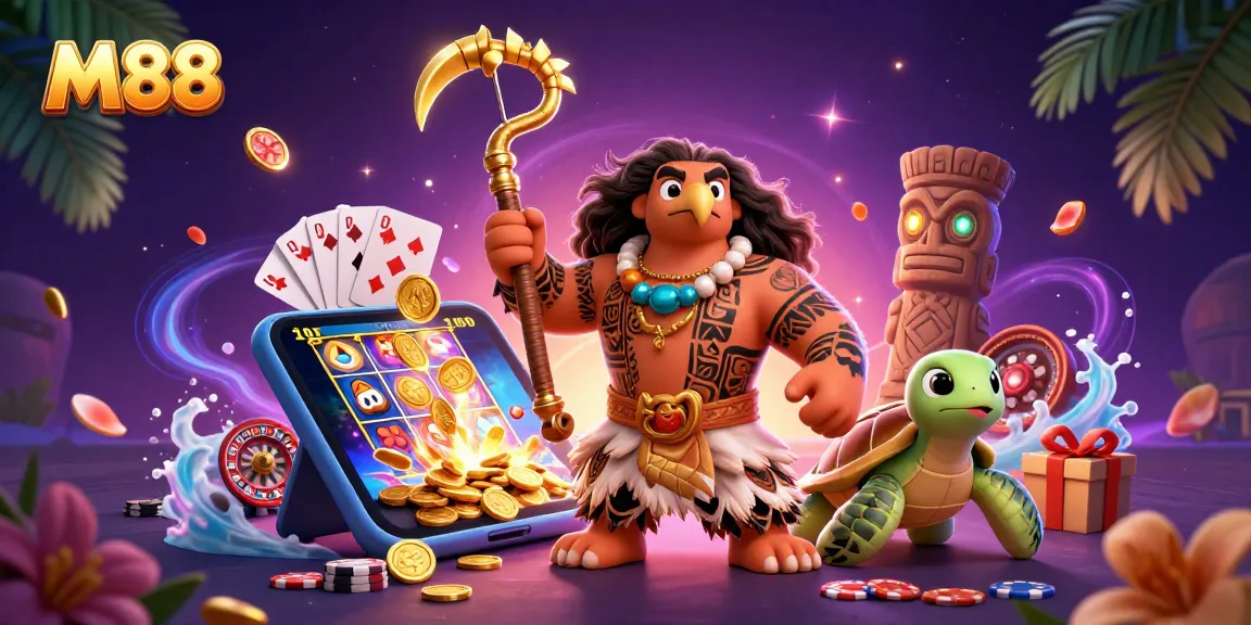 M88 gamblers experience the thrill of winning with vibrant slot games and engaging casino elements.