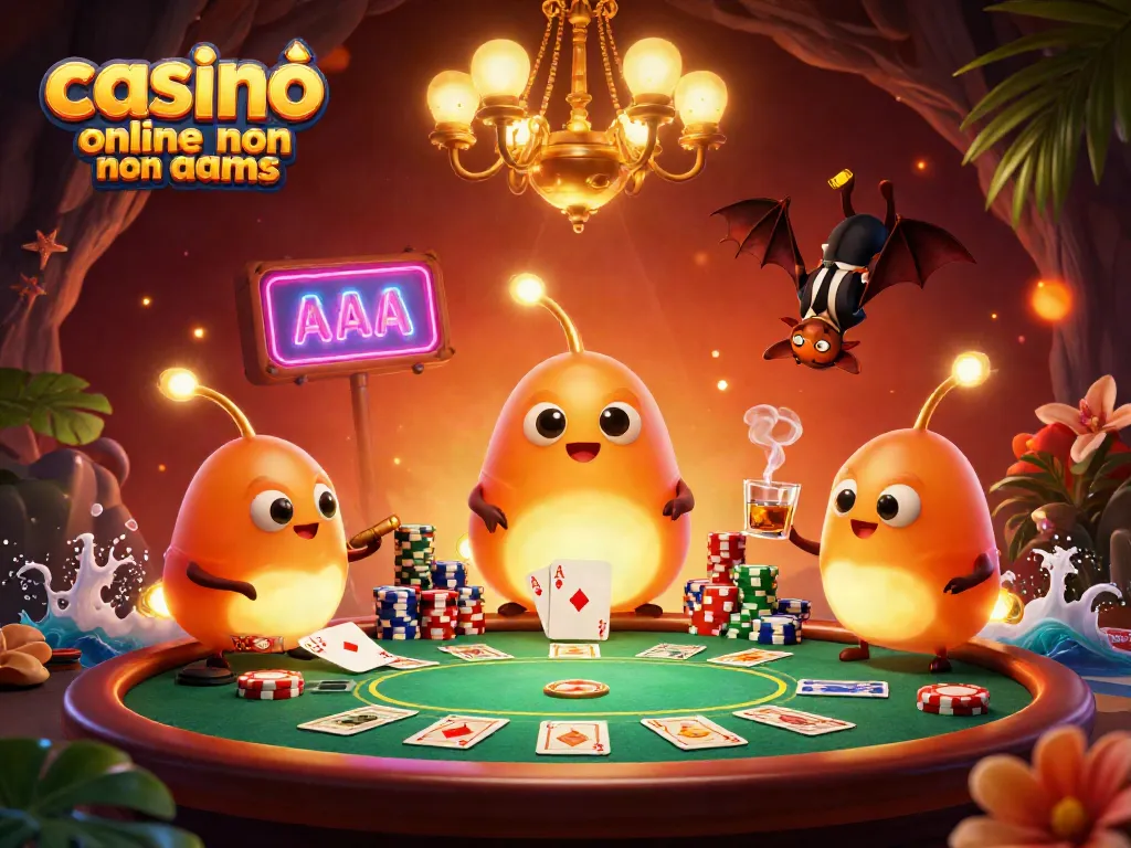 Gioca a casinò online non aams e scopri l'eleganza dei tavoli di poker illuminati da luci bioluminescenti.
