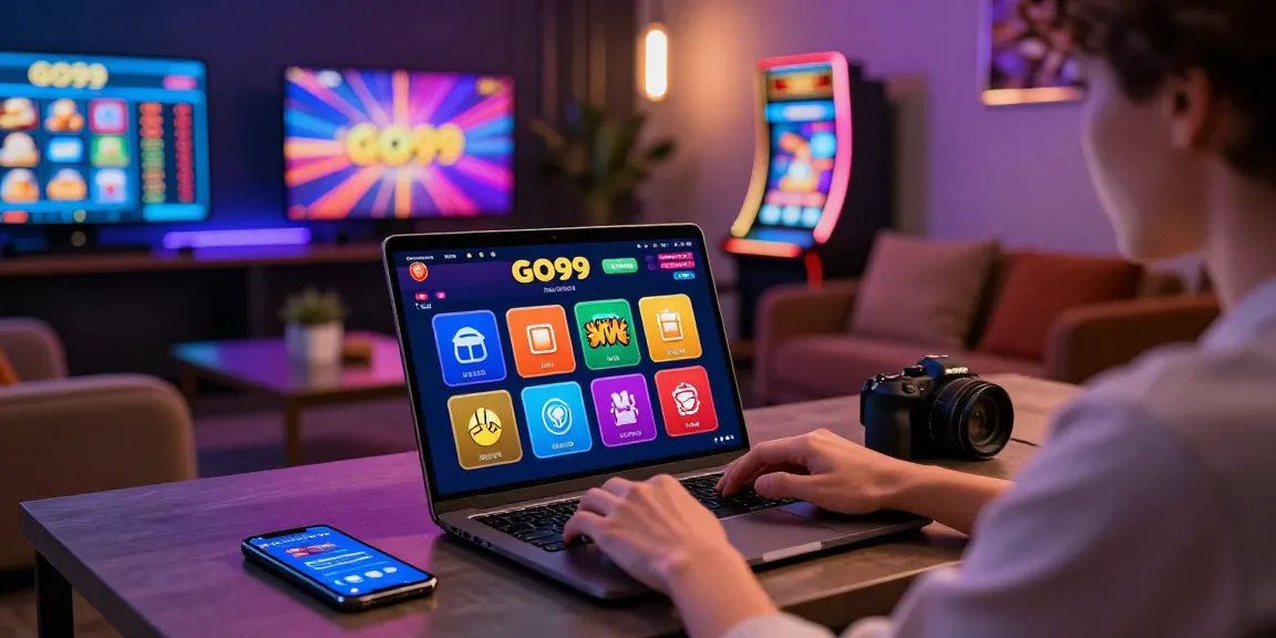Engaging online gambling experience with GO99 platform showcasing various games.