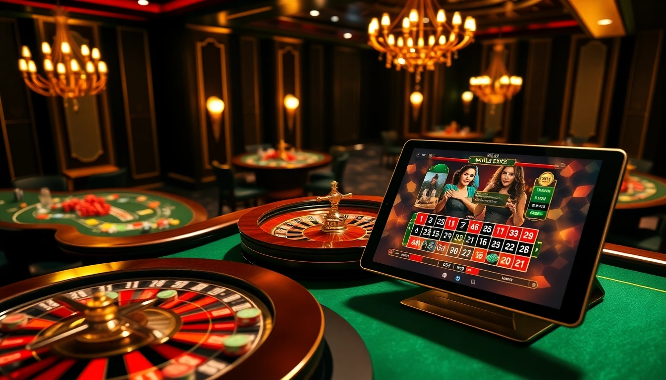 Experience thrilling gameplay on BK33 with vibrant casino tables and an engaging online interface.