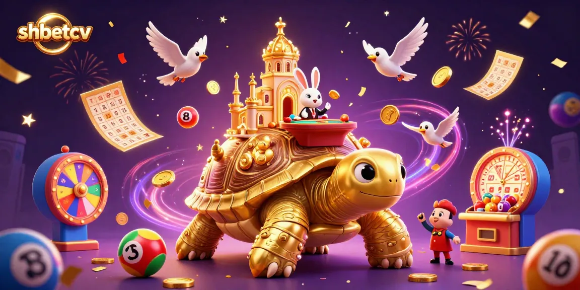 Win big at shbetcv with a vibrant 3D casino illustration featuring interactive games and rewards.