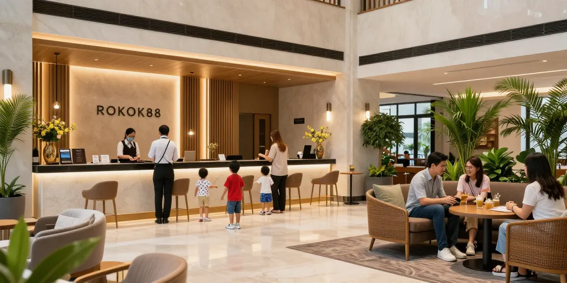 rokok88 login guest checking in at ROKOK88 hotel in Jakarta with family-friendly atmosphere