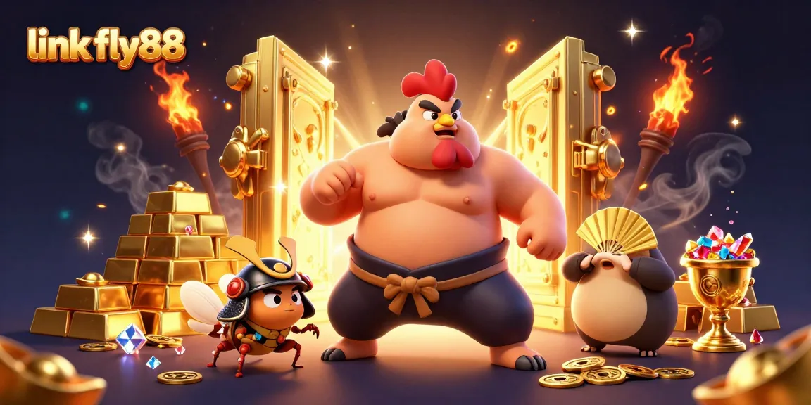 Engage in thrilling action with link fly88, showcasing dynamic characters and rich casino elements.