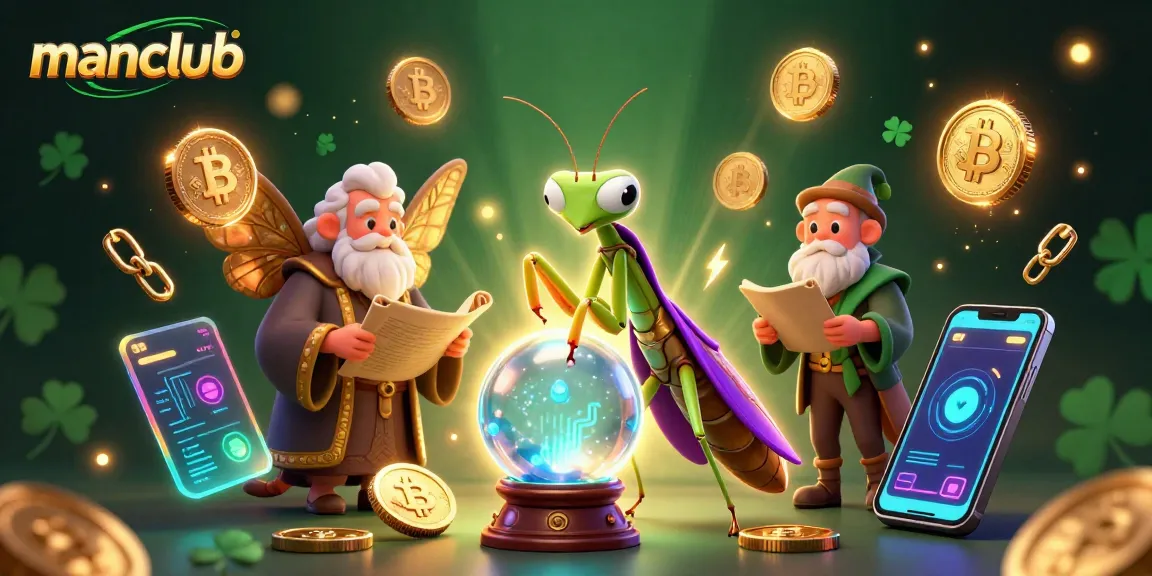 Experience manclub with 3D illustrative characters engaging in immersive gambling activities amidst vibrant digital currency elements.