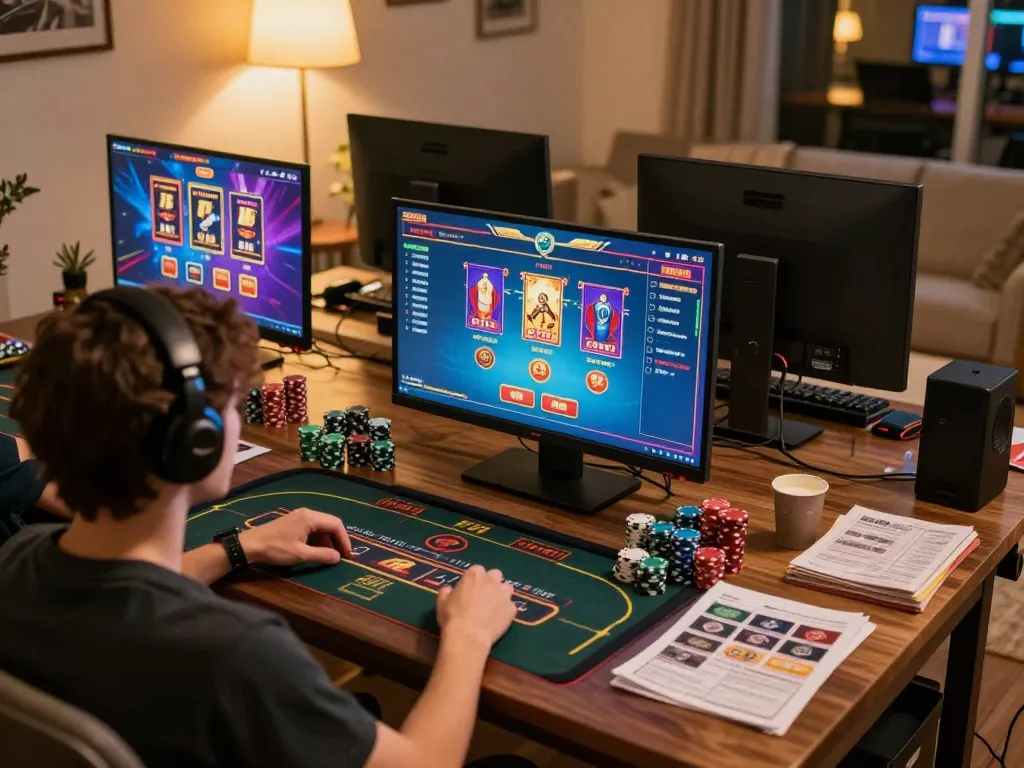 Engage in thrilling gameplay at cm88 online casino featuring poker and slots in a cozy setting.