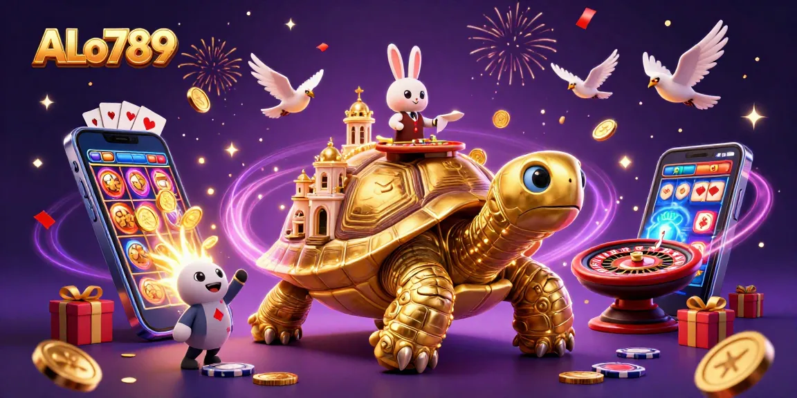 Engage in thrilling gameplay at ALo789 with a vibrant casino scene filled with excitement.