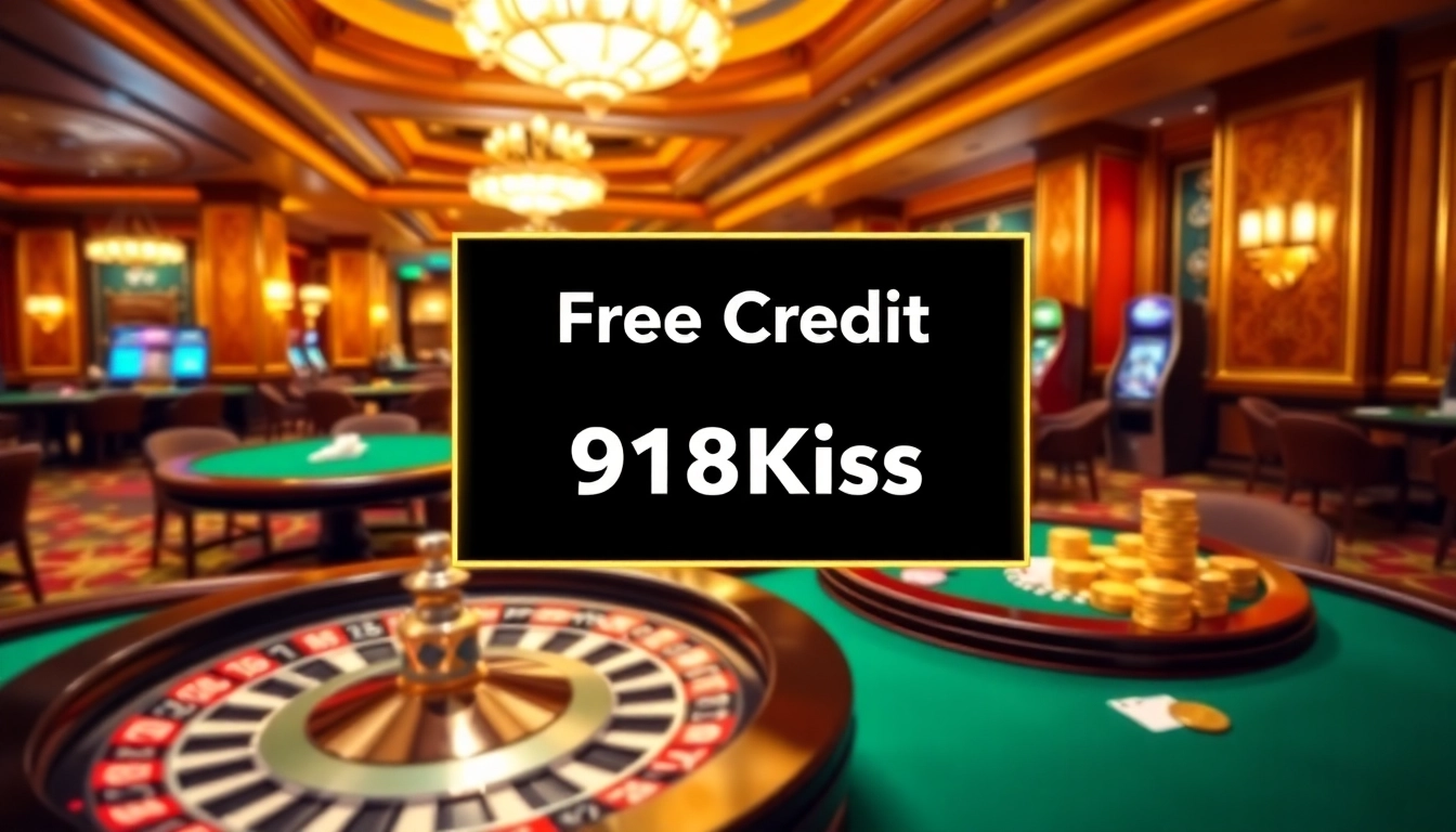 Spin the roulette wheel and claim free credit 918kiss for an exciting casino experience.