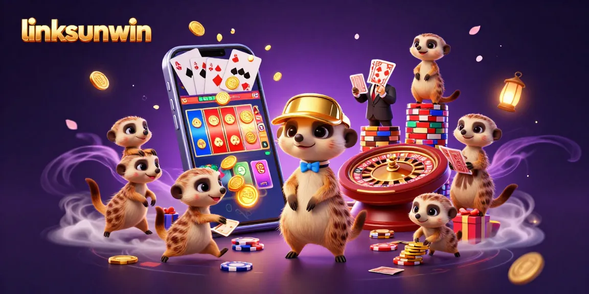 Experience thrilling wins at linksunwin with dynamic meerkats in an engaging casino scene.