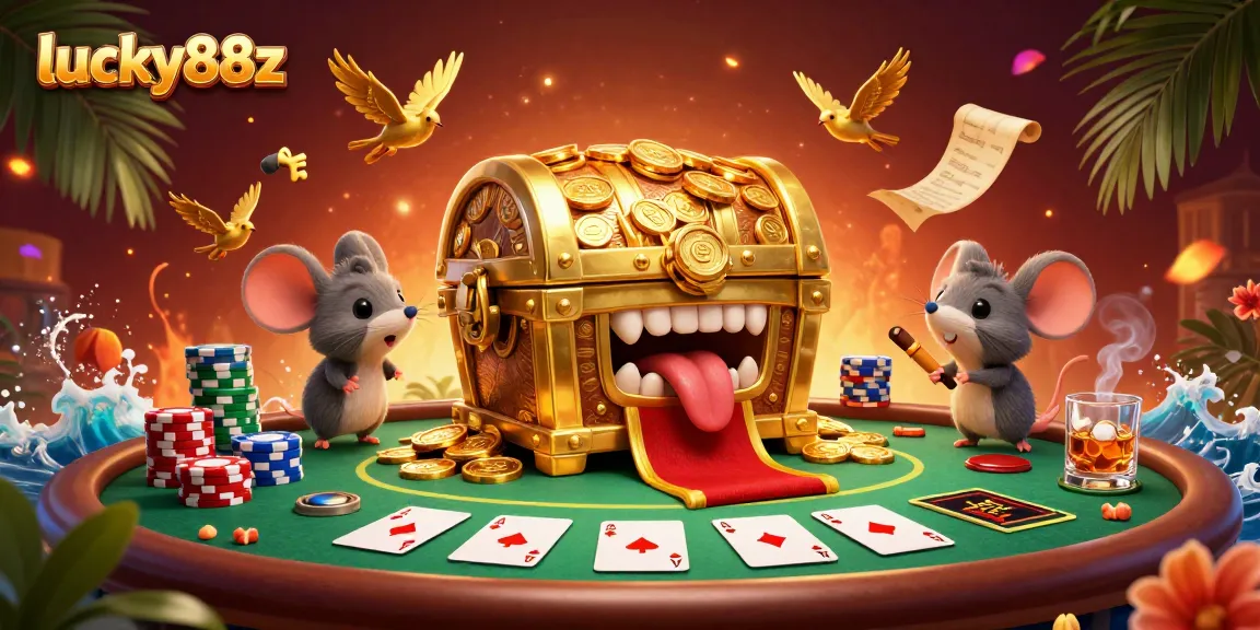 Engage in thrilling gameplay at lucky88z with golden treasures and poker excitement