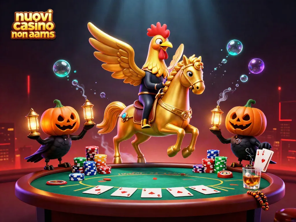 Gioca nei nuovi casino non AAMS con la migliore esperienza in questa illustrazione accattivante.