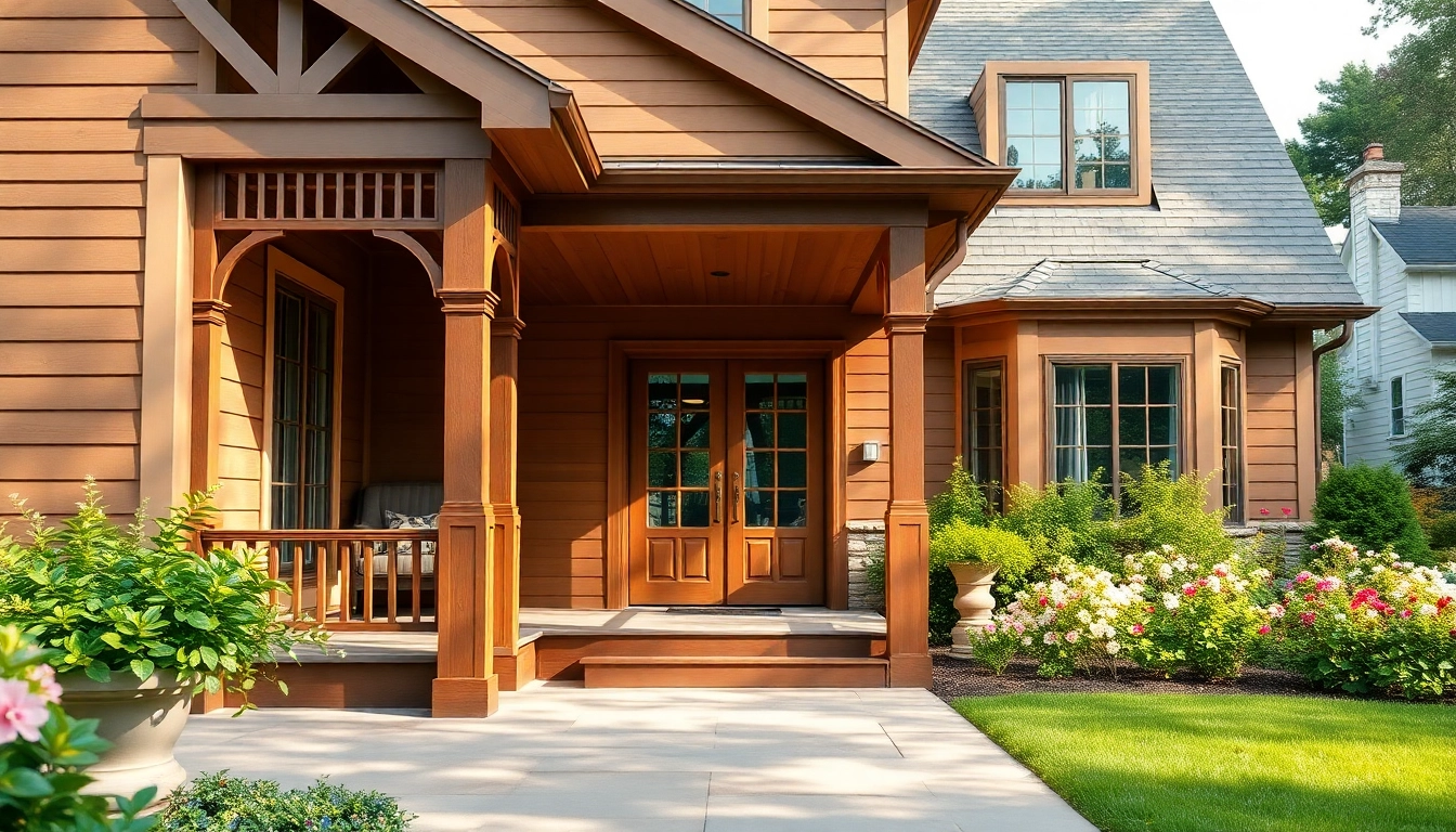 Elegant colonial addition showcasing classic and contemporary architecture with lush landscaping.