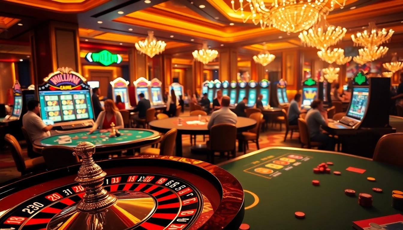 Experience intense gaming action at https://new88.pet/ with vibrant casino tables and thrilling slot machines.