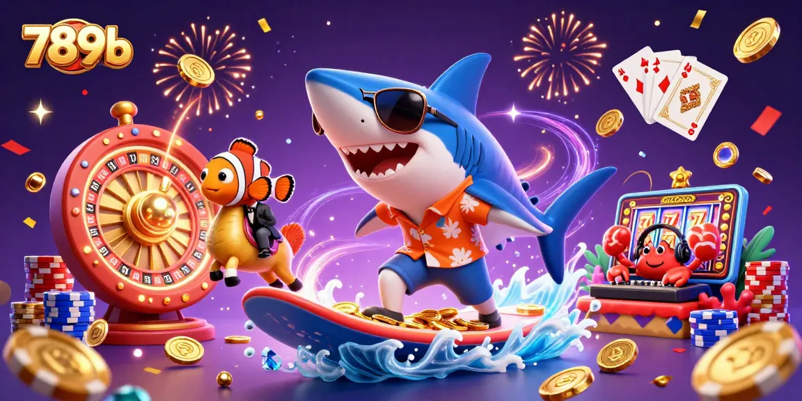 Experience thrilling wins at 789b with a vibrant casino adventure, showcasing colorful characters and dynamic gameplay.