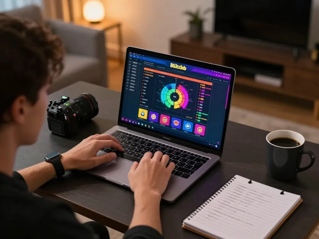 b52club online casino experience with a player strategizing at home during gameplay