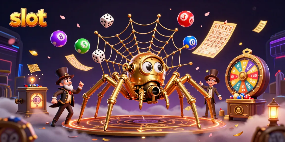 Engage in thrilling slot gaming with a vibrant scene featuring spinning reels and lucky symbols.