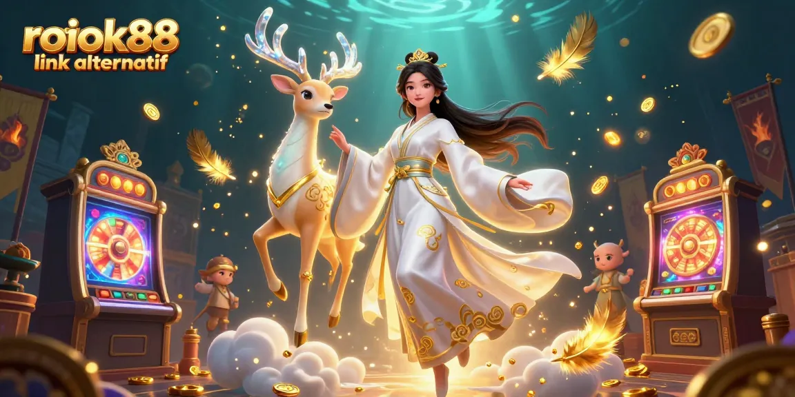 Spin the reels at rokok88 link alternatif with vibrant characters in a magical setting.