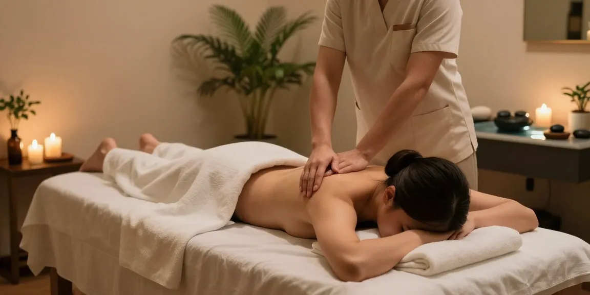 Experience relaxation with 구로출장마사지 in a serene massage studio featuring a calming therapist and soothing ambiance.